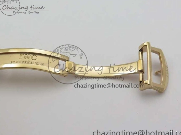 MIROTIME 0106 Portofino Chrono RG ZF 1:1 Best Edition Blue Dial Gold Markers on Black Leather Strap A FlexibleFit 7112